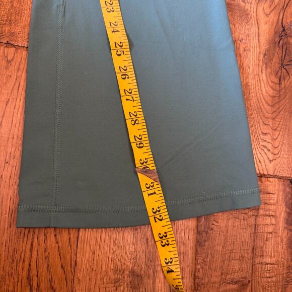 Member's Mark Flare Yoga Pants High Rise Stretch Slash Pockets Sage Green XS - Picture 5 of 6